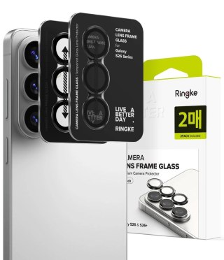 Osłona aparatu Ringke Camera Frame Protector 2-Pack na Samsung Galaxy S26 / S26+ - czarna