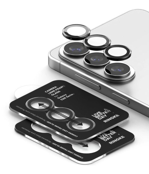 Osłona aparatu Ringke Camera Frame Protector 2-Pack na Samsung Galaxy S26 / S26+ - czarna