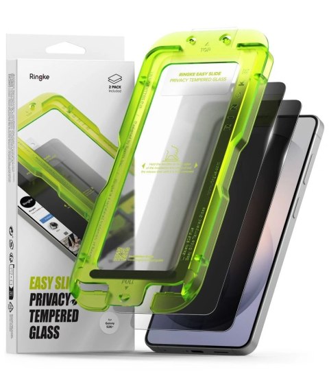 Szkło hartowane Ringke Easy Slide Privacy 2-Pack na Samsung Galaxy S26+