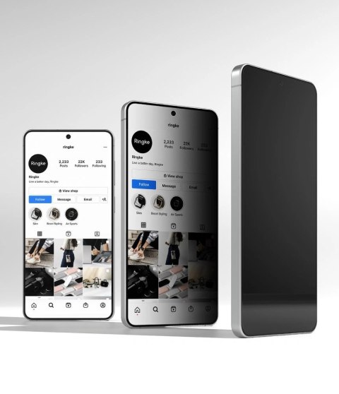 Szkło hartowane Ringke Easy Slide prywatyzujące 2-Pack na Samsung Galaxy S26