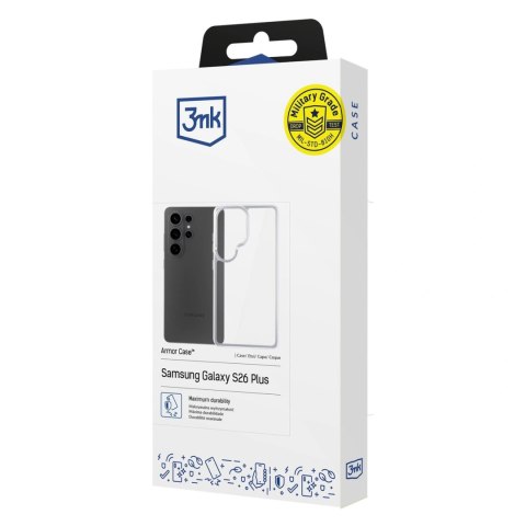 Etui 3mk Armor Case na Samsung Galaxy S26 Ultra - przezroczyste