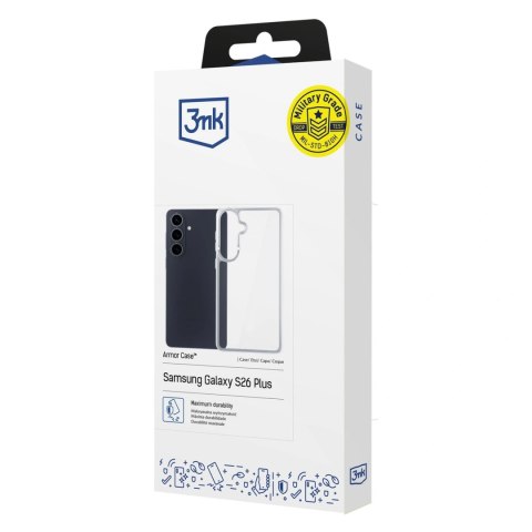 Etui 3mk Armor Case na Samsung Galaxy S26+ - przezroczyste