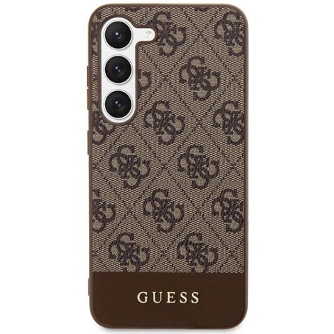 Etui Guess GUHCS23SG4GLBR Samsung Galaxy S23 - brązowe