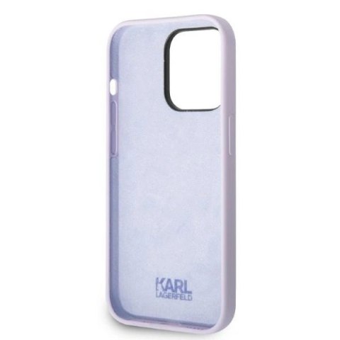 Etui Karl Lagerfeld KLHCP14LSNIKBCU iPhone 14 Pro - fioletowe