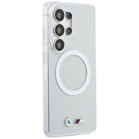 Etui BMW IML Shockproof Metal Logo MagSafe na Samsung Galaxy S26 Ultra - przezroczyste