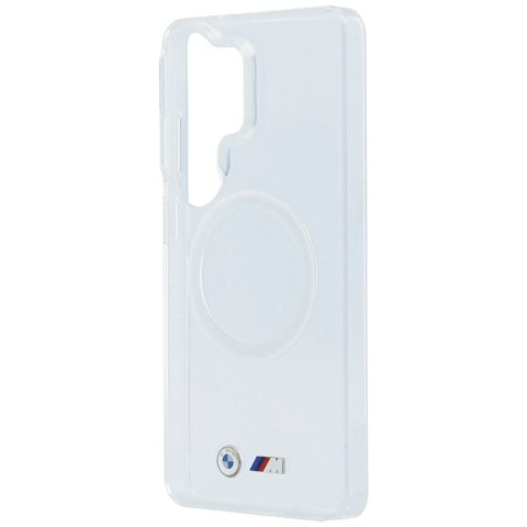 Etui BMW IML Shockproof Metal Logo MagSafe na Samsung Galaxy S26 Ultra - przezroczyste