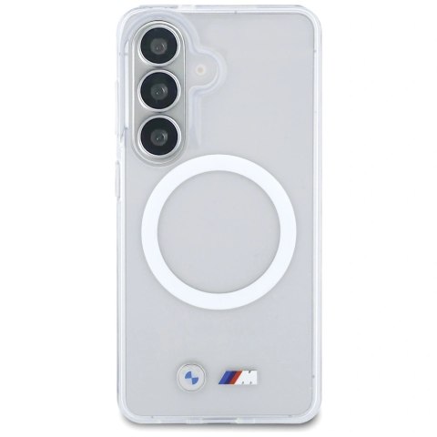 Etui BMW IML Shockproof Metal Logo MagSafe na Samsung Galaxy S26 - przezroczyste