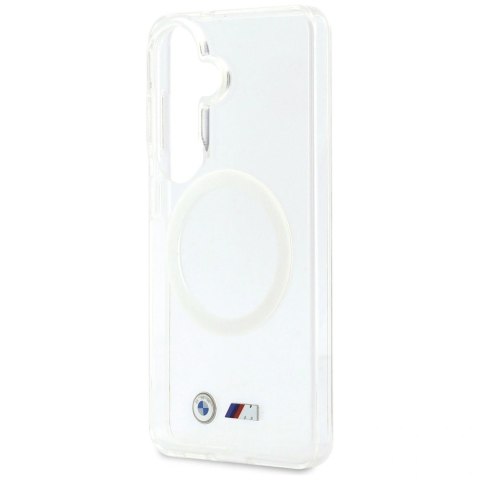Etui BMW IML Shockproof Metal Logo MagSafe na Samsung Galaxy S26 - przezroczyste