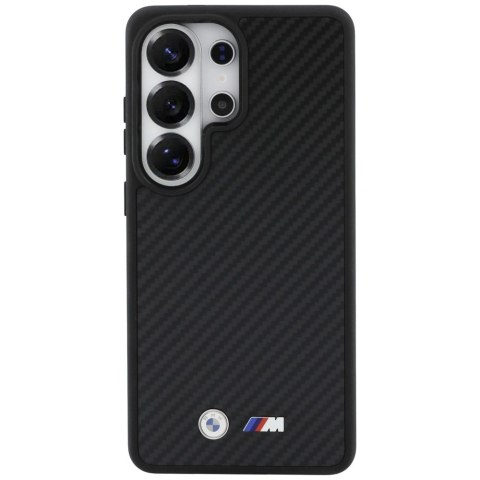 Etui BMW M Kevlar Logo MagSafe na Samsung Galaxy S26 Ultra - czarne