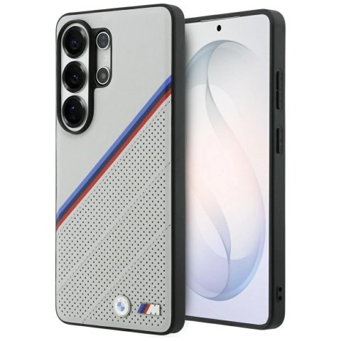 Etui BMW Tricolor Metal Logo MagSafe na Samsung Galaxy S26 Ultra - szare