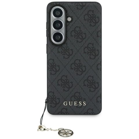 Etui Guess 4G Classic Logo Charm MagSafe na Samsung Galaxy S26 - czarne