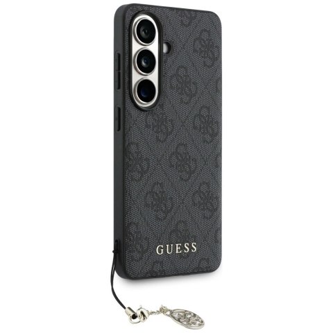 Etui Guess 4G Classic Logo Charm MagSafe na Samsung Galaxy S26 - czarne