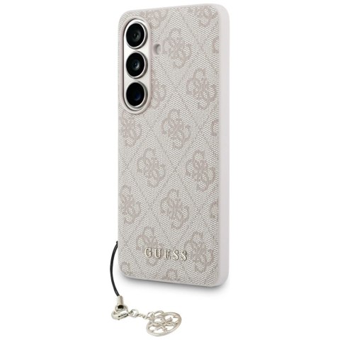 Etui Guess 4G Classic Logo Charm MagSafe na Samsung Galaxy S26 - różowe