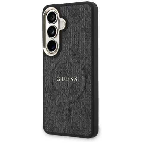 Etui Guess 4G Embossed Ring MagSafe na Samsung Galaxy S26 - czarne