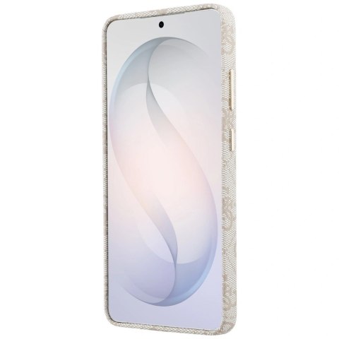 Etui Guess 4G Rhinestone Round Logo MagSafe na Samsung Galaxy S26 Ultra - różowe