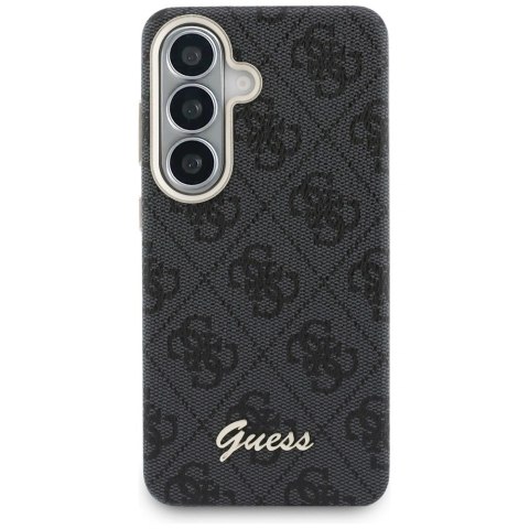 Etui Guess 4G Script MagSafe na Samsung Galaxy S26 - czarny