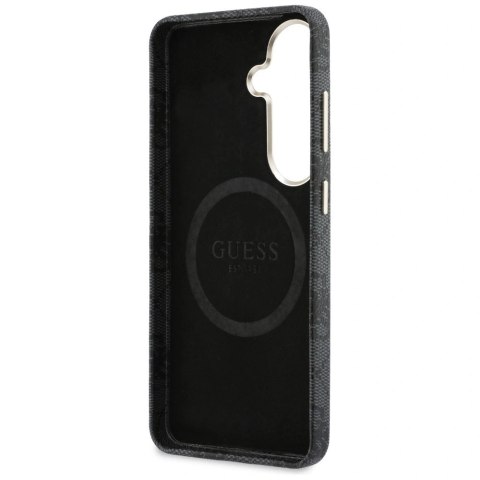 Etui Guess 4G Script MagSafe na Samsung Galaxy S26 - czarny