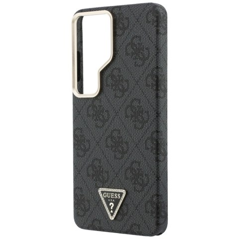 Etui Guess 4G Triangle Logo MagSafe na Samsung Galaxy S26 Ultra - czarne