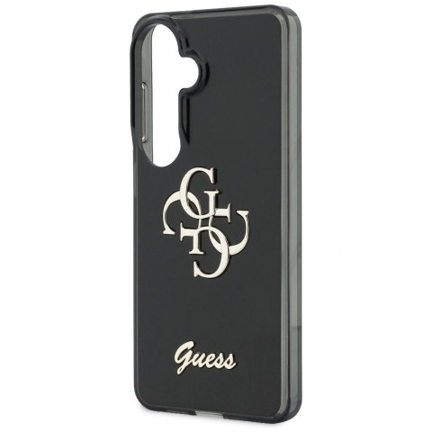 Etui Guess IML Big Metal 4G Script na Samsung Galaxy S26 - czarne