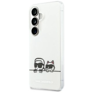 Etui Karl Lagerfeld IML Peekaboo Karl&Choupette MagSafe na Samsung Galaxy S26 Plus - przezroczyste