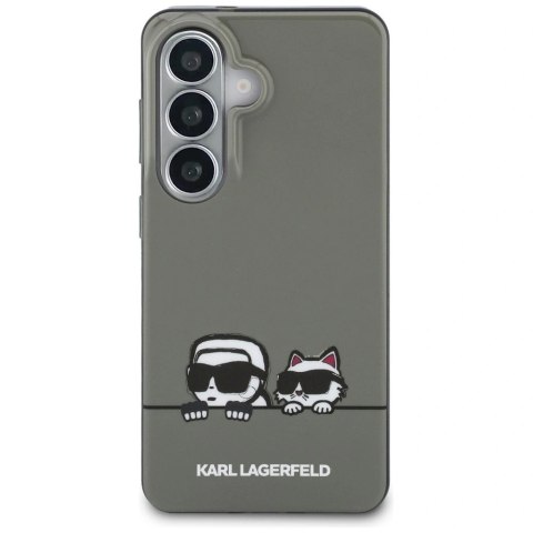 Etui Karl Lagerfeld IML Peekaboo Karl&Choupette MagSafe na Samsung Galaxy S26 - czarne
