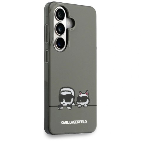 Etui Karl Lagerfeld IML Peekaboo Karl&Choupette MagSafe na Samsung Galaxy S26 - czarne