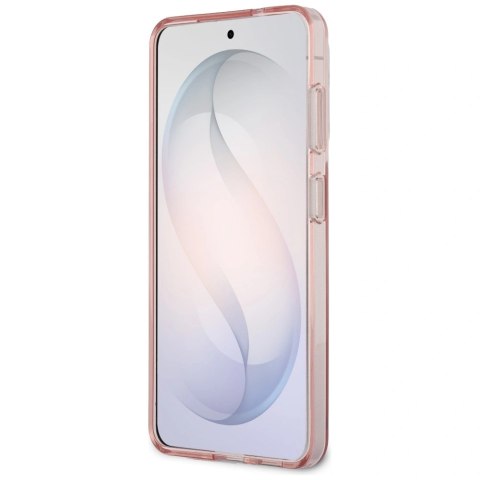 Etui Karl Lagerfeld IML Repeated Choupette MagSafe na Samsung Galaxy S26 Plus - różowe