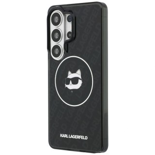 Etui Karl Lagerfeld IML Repeated Choupette MagSafe na Samsung Galaxy S26 Ultra - czarne
