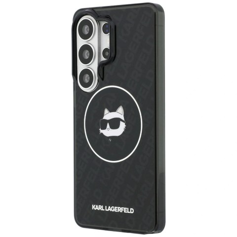 Etui Karl Lagerfeld IML Repeated Choupette MagSafe na Samsung Galaxy S26 Ultra - czarne