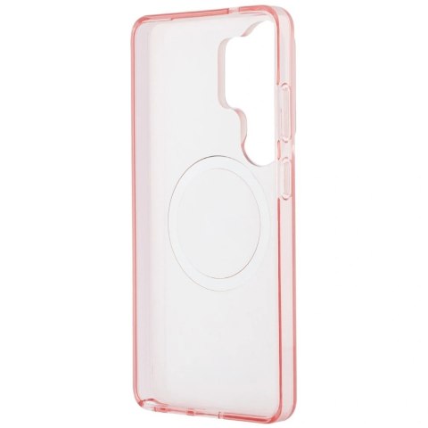 Etui Karl Lagerfeld IML Repeated Choupette MagSafe na Samsung Galaxy S26 Ultra - różowe