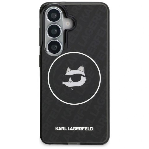 Etui Karl Lagerfeld IML Repeated Choupette MagSafe na Samsung Galaxy S26 - czarne