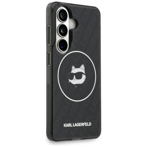 Etui Karl Lagerfeld IML Repeated Choupette MagSafe na Samsung Galaxy S26 - czarne