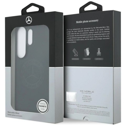 Etui Mercedes Vintage Logo MagSafe na Samsung Galaxy S26 Ultra - czarne