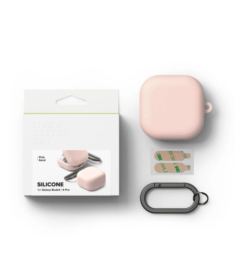 Etui Ringke Silicone Case na Samsung Galaxy Buds 4 / 4 Pro - różowe