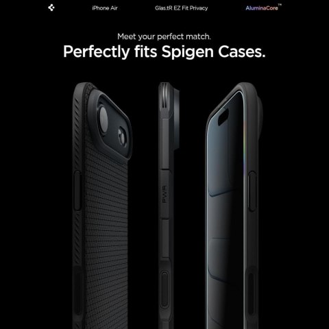 SZKŁO PRYWATYZUJĄCE SPIGEN GLAS.TR "EZ FIT" 2-PACK IPHONE AIR PRIVACY