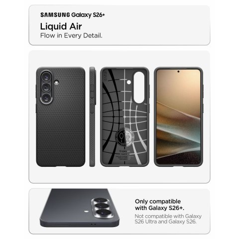 SPIGEN LIQUID AIR GALAXY S26+ PLUS MATTE BLACK