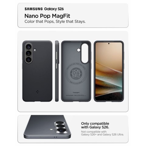 SPIGEN NANO POP MAG MAGSAFE GALAXY S26 BLACK SESAME