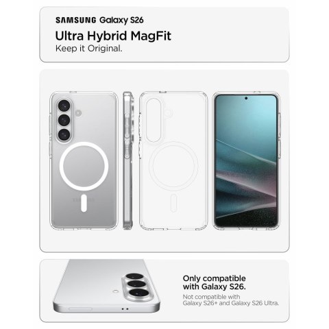 SPIGEN ULTRA HYBRID MAG MAGSAFE GALAXY S26 CLEAR/WHITE