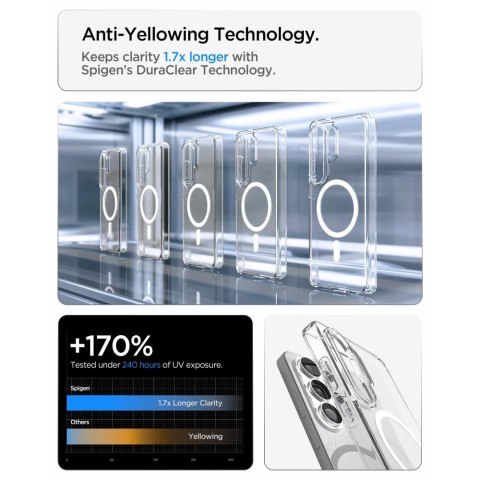 SPIGEN ULTRA HYBRID MAG MAGSAFE GALAXY S26 ULTRA CLEAR/WHITE