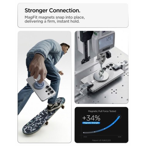 SPIGEN ULTRA HYBRID MAG MAGSAFE GALAXY S26 ULTRA CLEAR/WHITE