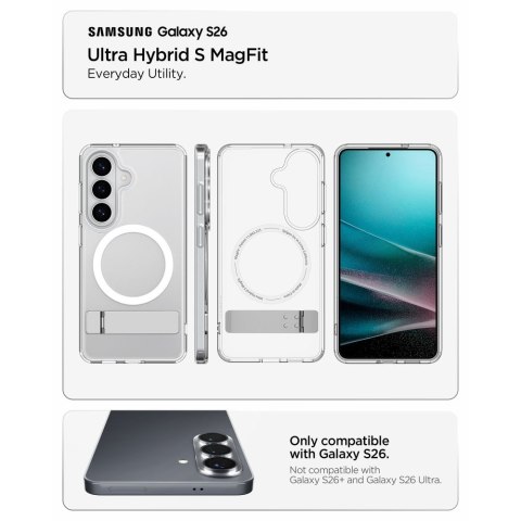 SPIGEN ULTRA HYBRID "S" MAG MAGSAFE GALAXY S26 CLEAR/WHITE