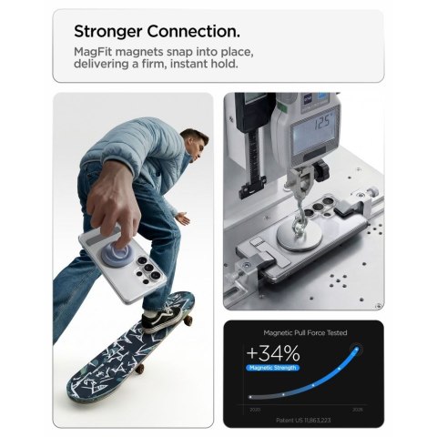 SPIGEN ULTRA HYBRID "S" MAG MAGSAFE GALAXY S26 ULTRA CLEAR/WHITE