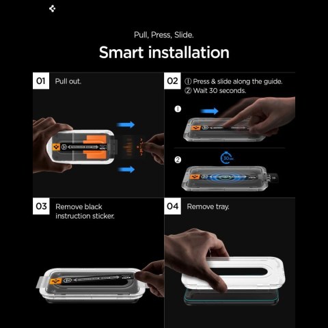 SZKŁO HARTOWANE SPIGEN GLAS.TR "EZ FIT PRO AC" ANTI REFLECTION 2-PACK GALAXY S26 ULTRA CLEAR