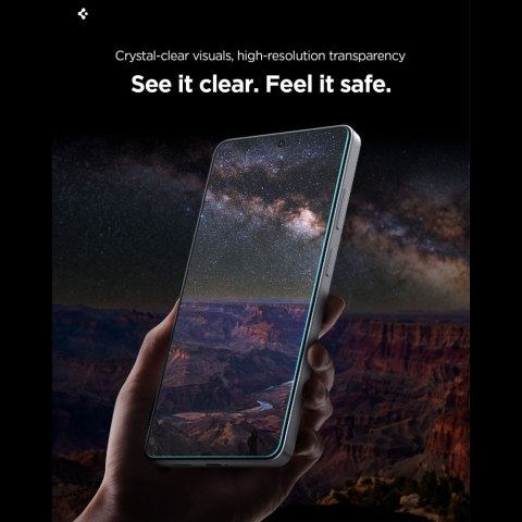 SZKŁO HARTOWANE SPIGEN GLAS.TR "EZ FIT PRO AC" HD GALAXY S26 CLEAR