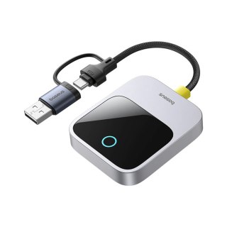 Adapter CarPlay Baseus SafeJourney Series bezprzewodowy - szary
