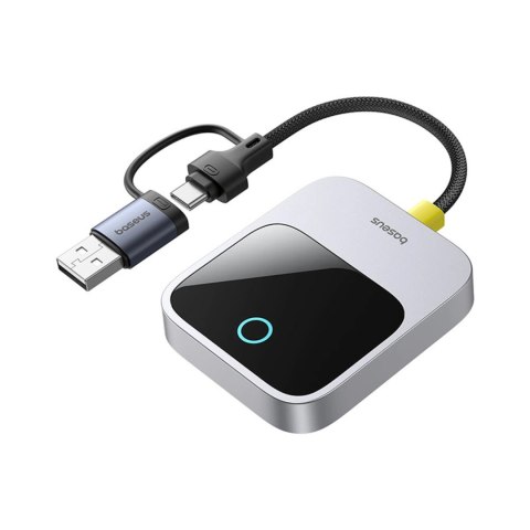 Adapter CarPlay Baseus SafeJourney Series bezprzewodowy - szary