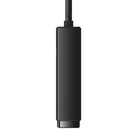 Baseus Lite Series zewnętrzna karta sieciowa USB Typ C - RJ-45 1Gbps (1000Mbps) czarny (WKQX000301)