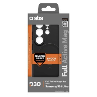 Etui SBS Full Active Case D3O na Samsung Galaxy S26 Ultra kompatybilne z MagSafe - czarne