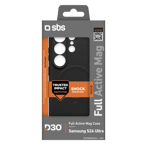 Etui SBS Full Active Case D3O na Samsung Galaxy S26 Ultra kompatybilne z MagSafe - czarne