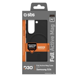 Etui SBS Full Active Case D3O na Samsung Galaxy S26 kompatybilne z MagSafe - czarne